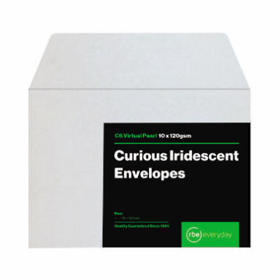 Curious Iridescent Virtual Pearl C6 Envelopes