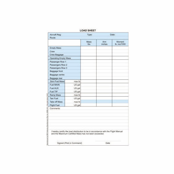 Load Sheet Pad