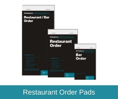 Restaurant & Bar Order Pads