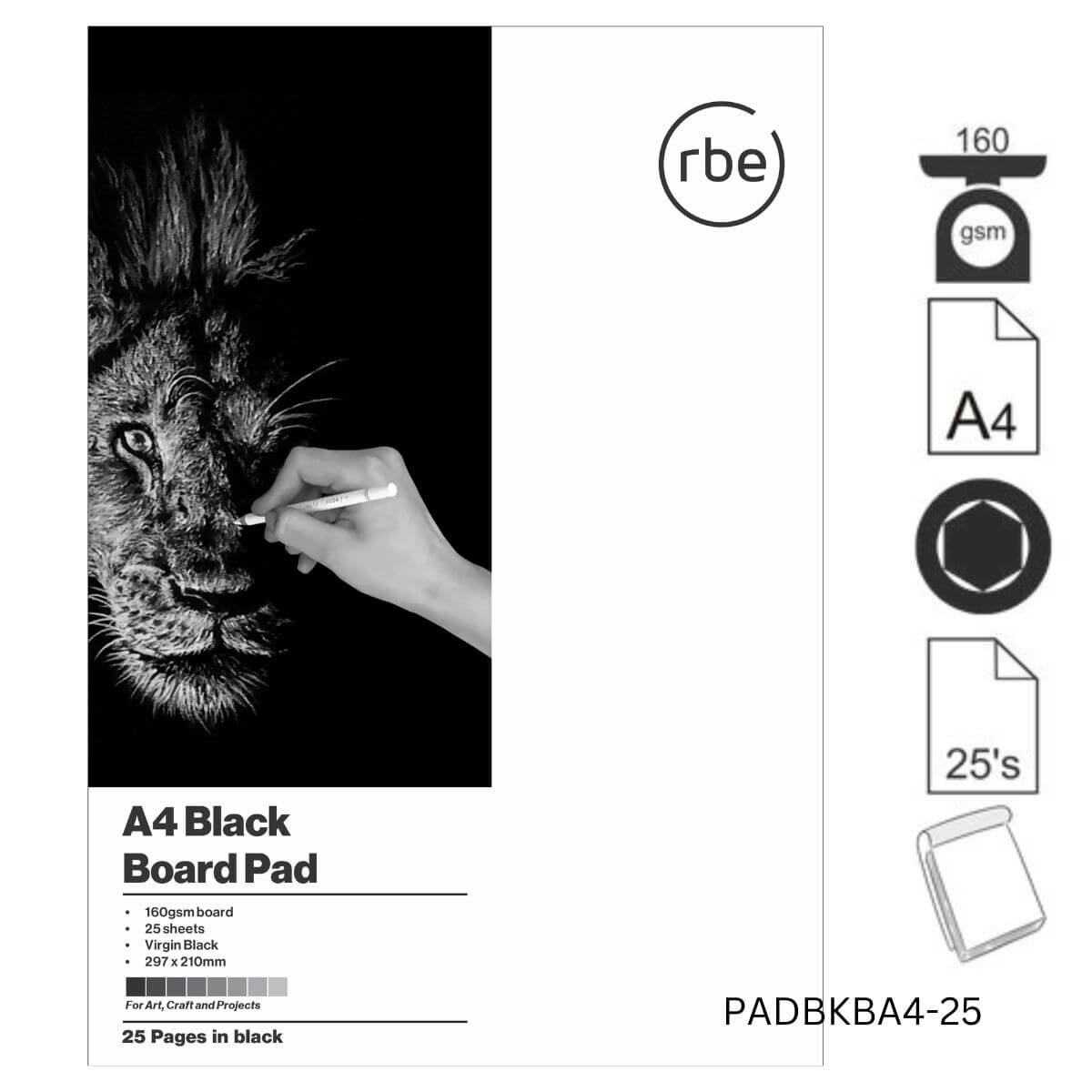 Black Board Pad