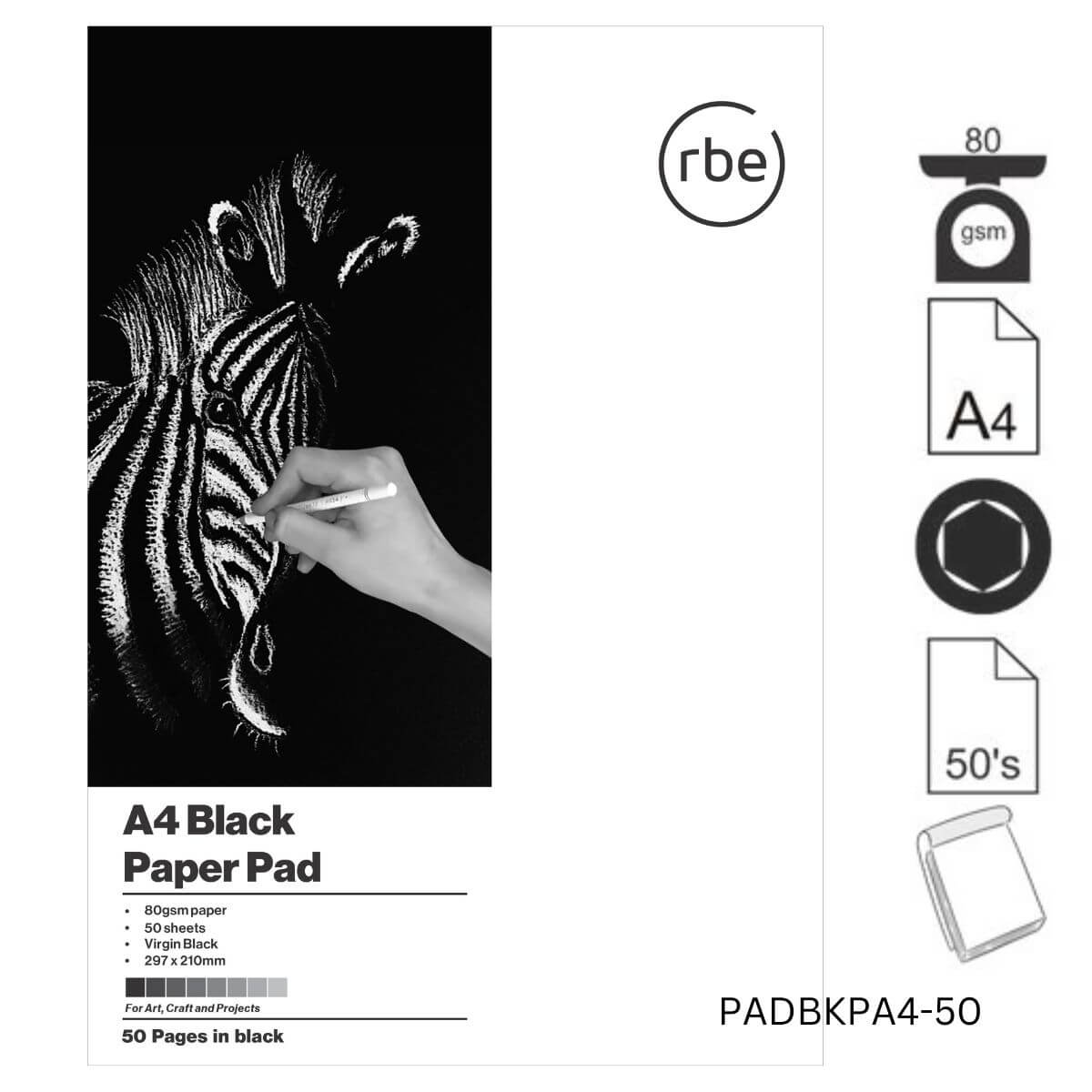 Black Paper Pad