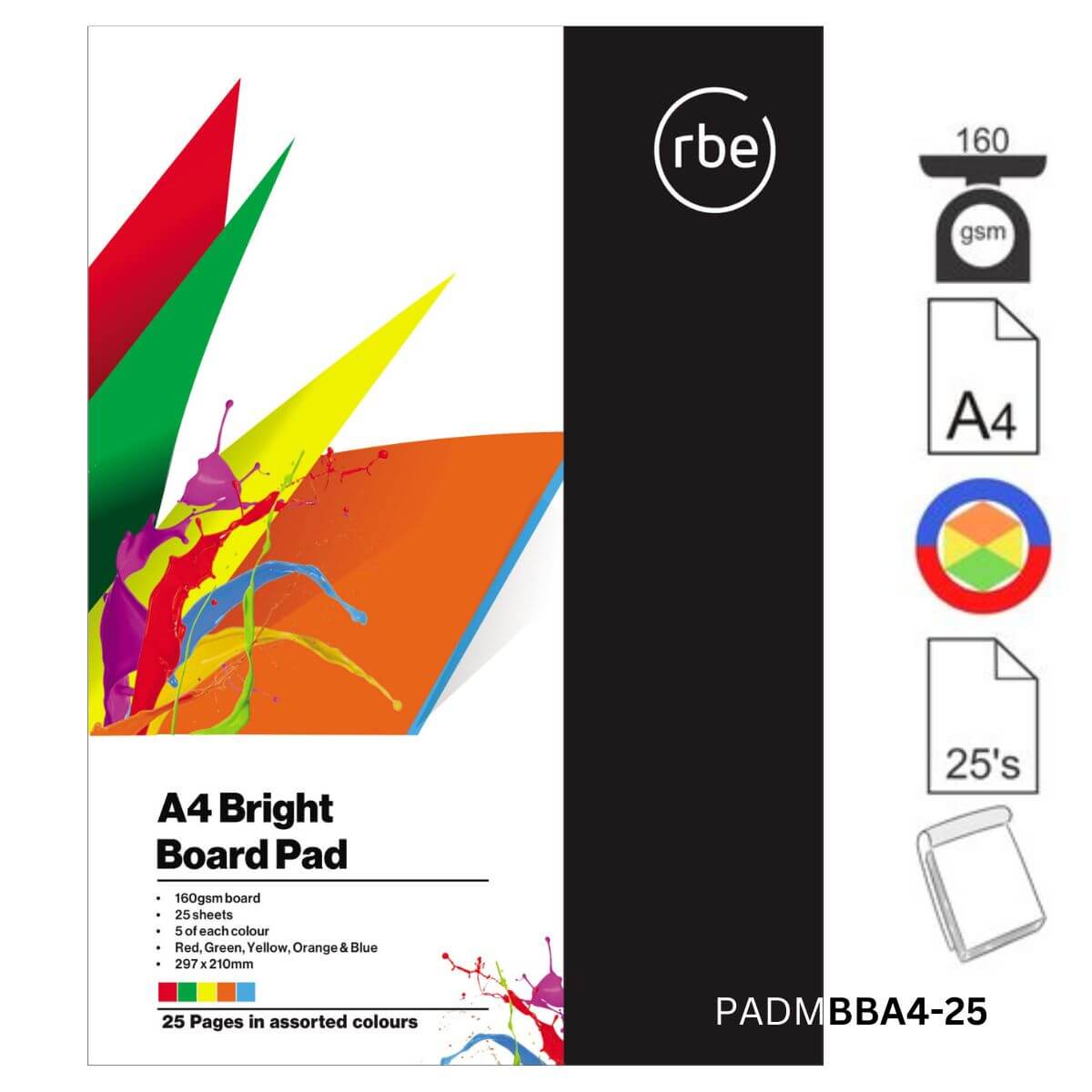 Assorted Bright Board Pad