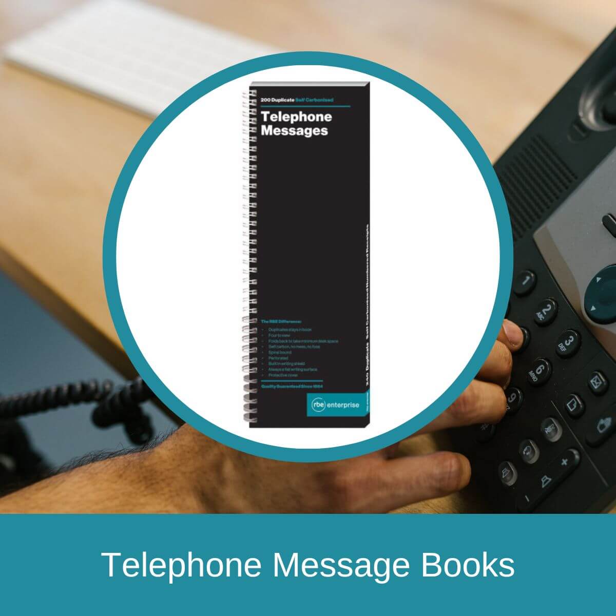 Telephone Message Book Product Options