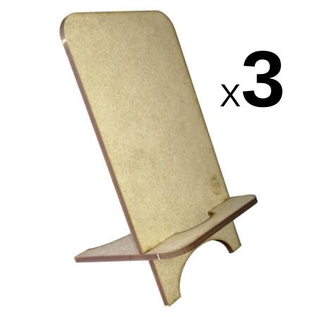 Laser Cut - Cell Phone Stand - 3 Pack