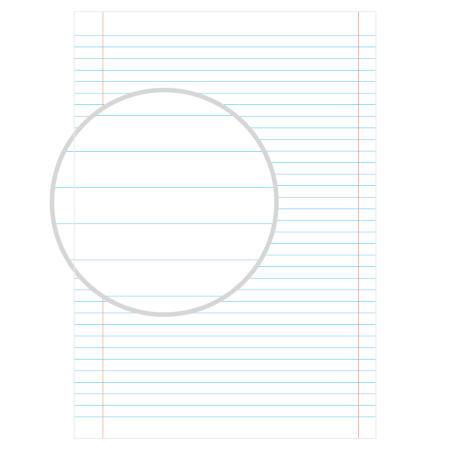 Feint Ruled 8mm Exercise Books Layout