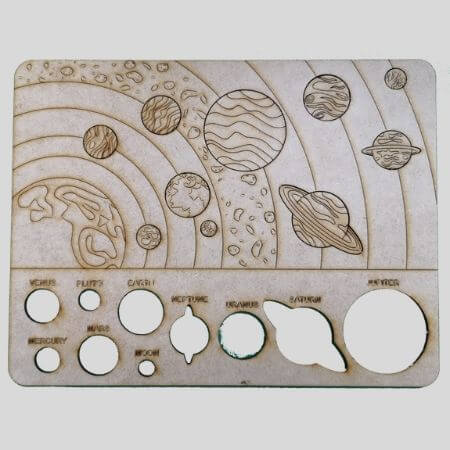 Solar System Wooden Puzzle
