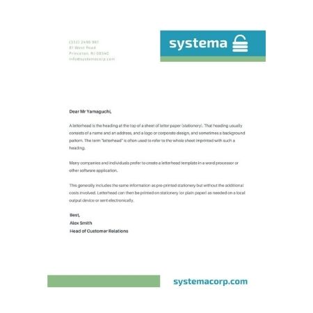 Print Services Letterheads