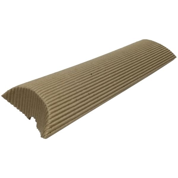 Large Fluted Kraft Pillow Style Gift Box