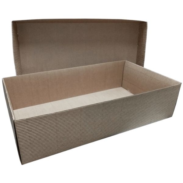 Fluted Kraft Large Shirt Gift Box