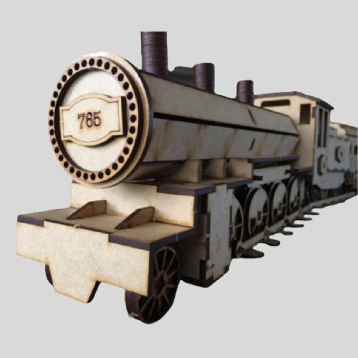 Locomotive Steam Train Engine Closeup