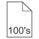 100 Sheets