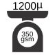 1200 micron or 350gsm