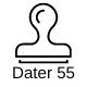Colop Dater 55 Stamp - 4 Band with 6 Text Lines