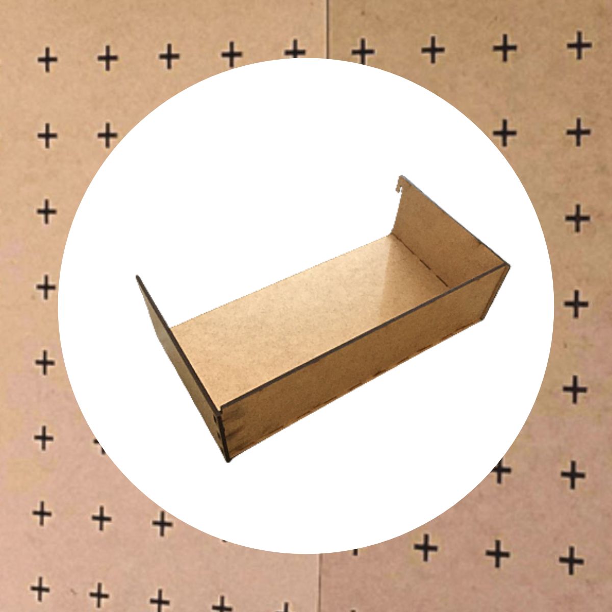 Large Storage Box for Laser Cut Peg Board