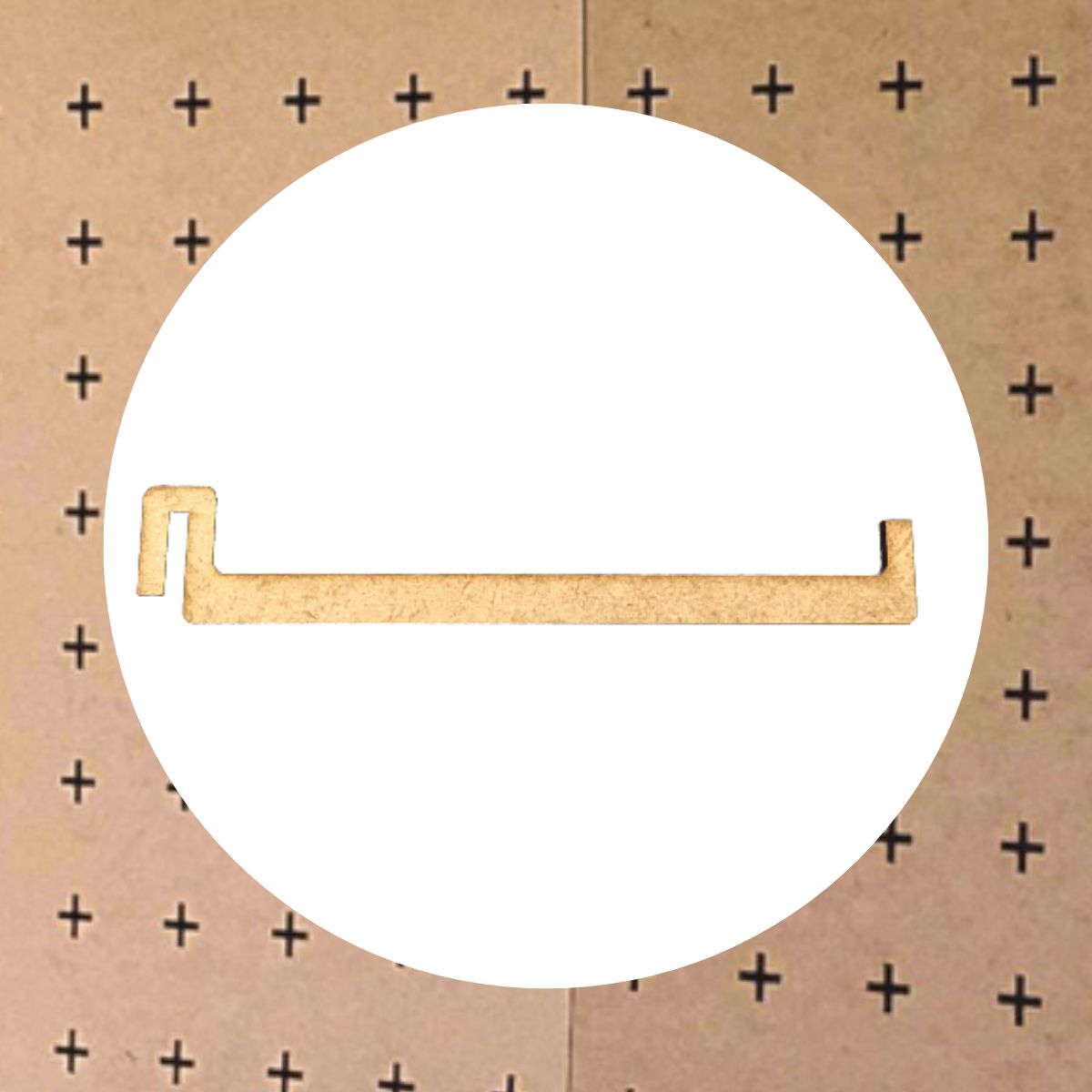 Long Straight Hooks for Laser Cut Peg Board