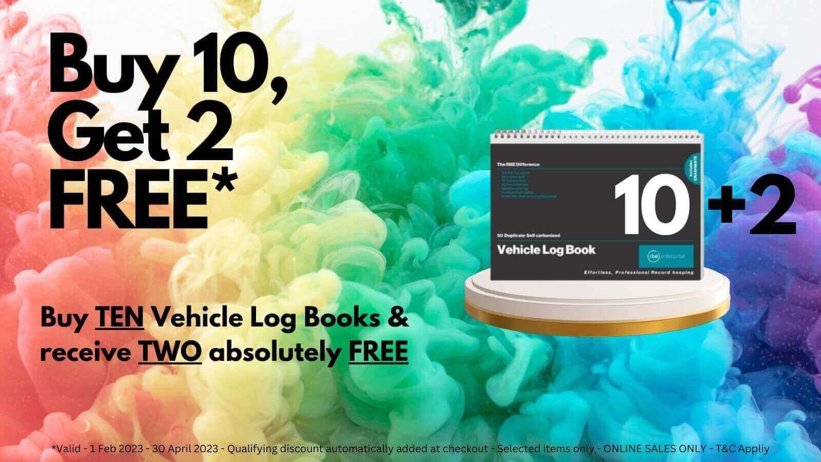 Buy 10 get 2 Free Promo - 1 Feb to 30 April 2023