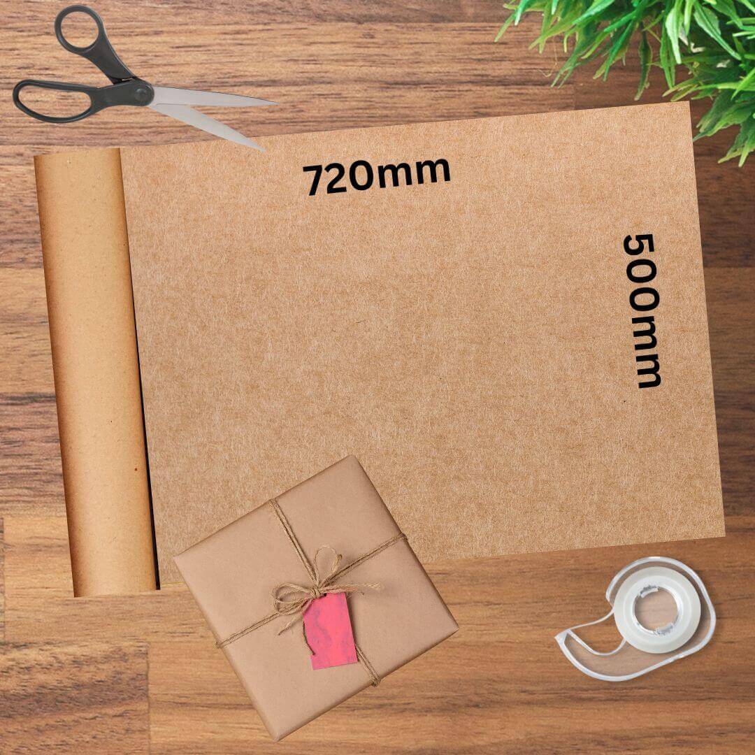 Plain Kraft Gift Wrapping Paper