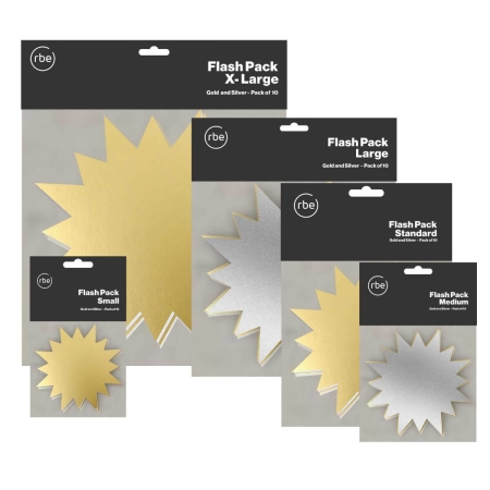 Silver & Gold Flash Packs
