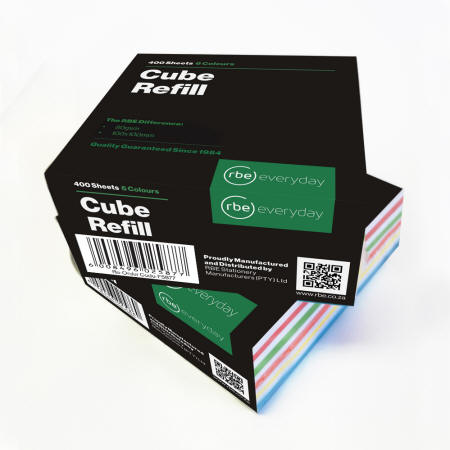 Coloured Cube Refills 100x100mm