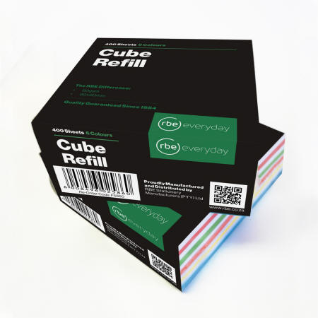 Coloured Cube Refills 90x90mm