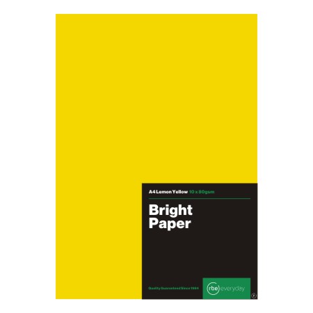 Bright Lemon Yellow Paper