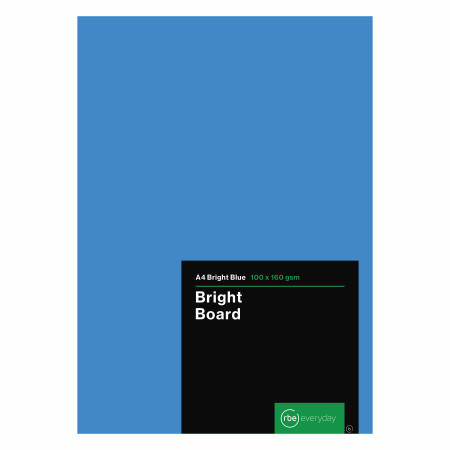 Bright Blue Board A4