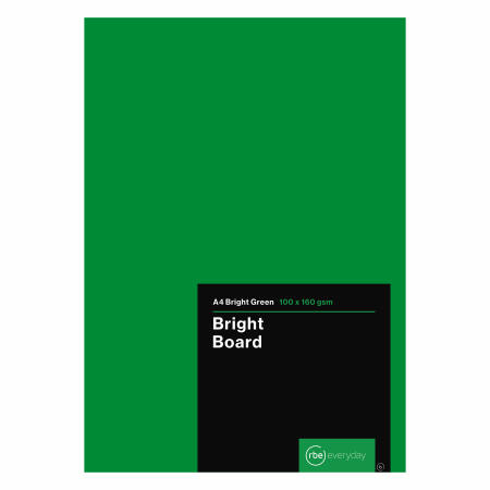 Bright Green Board A4