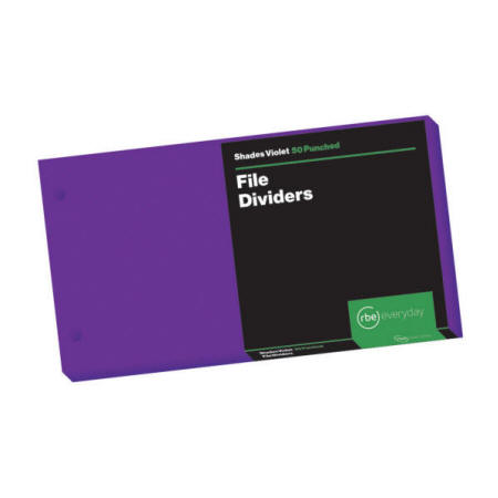 Shades Violet File Dividers