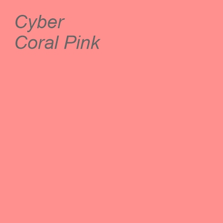 Cyber Coral Pink Colour Swatch
