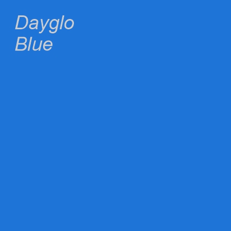 Dayglo Blue Colour Swatch