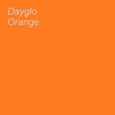 Dayglo Orange Colour Swatch
