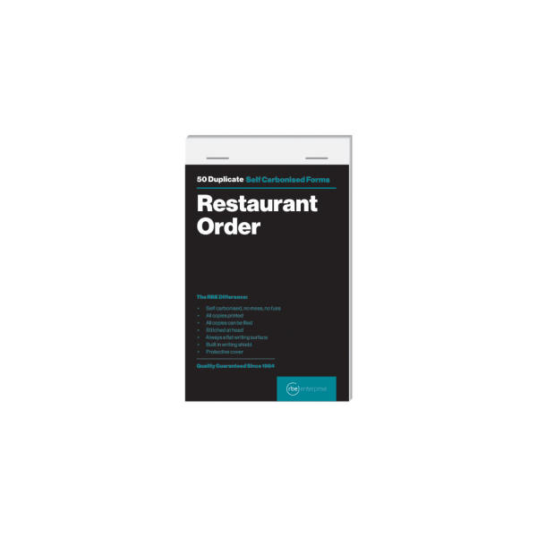 Restaurant Order Duplicate Pad