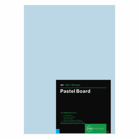 Pastel Blue A4 Board