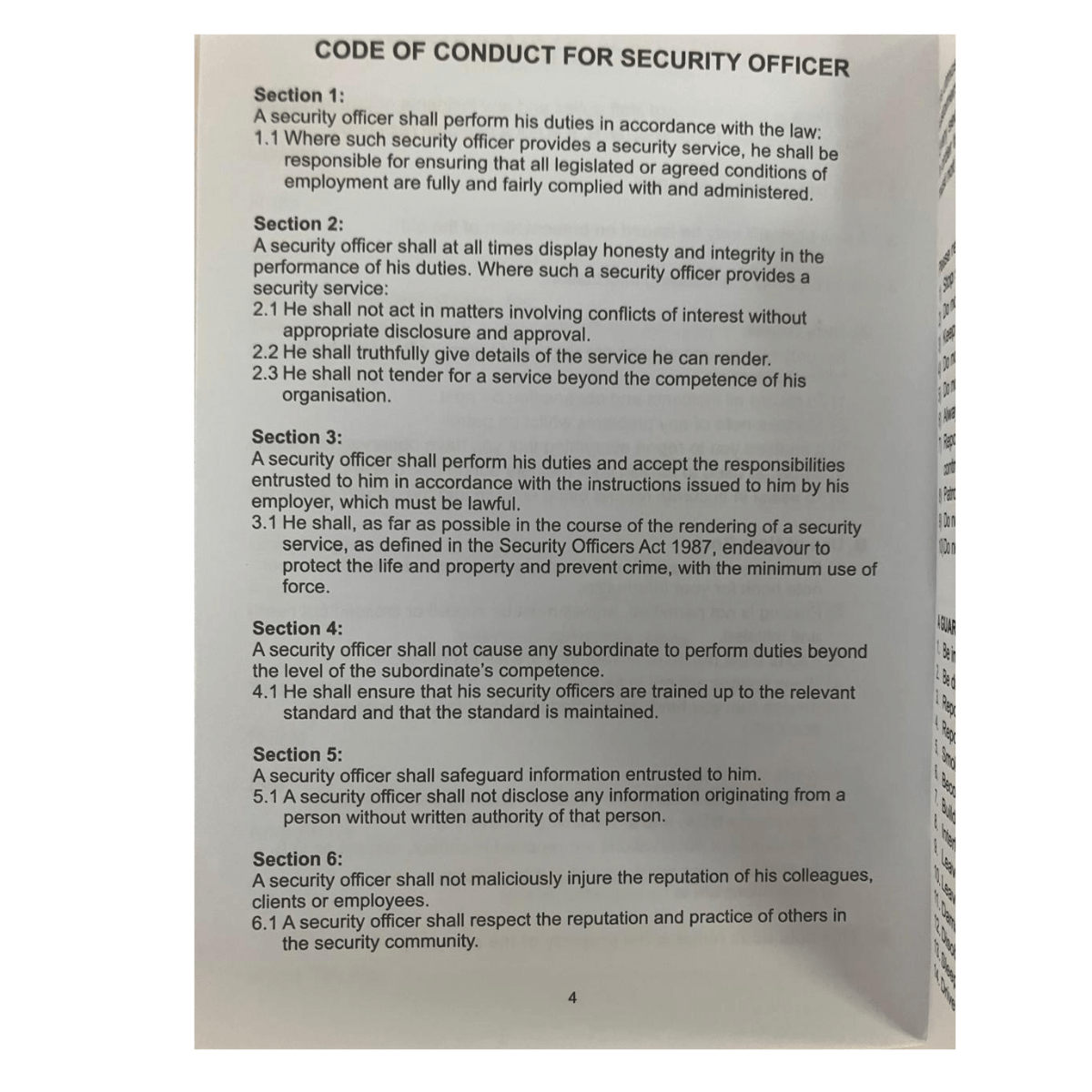 Security Officer Pocket Book - Image 7
