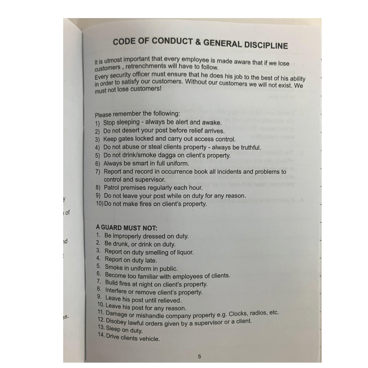 Security Officer Pocket Book - Image 8
