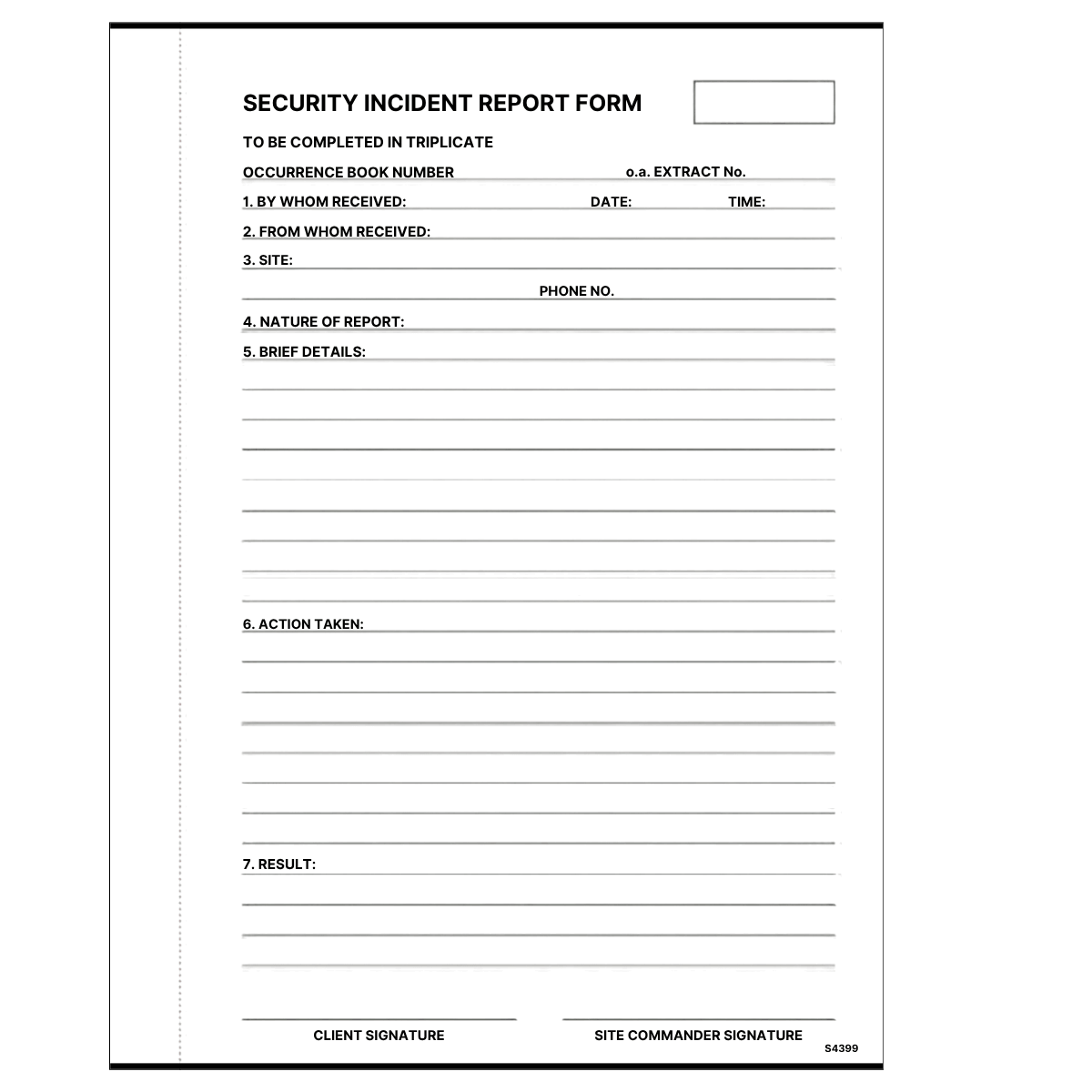 Security Incident Report Book - Image 4