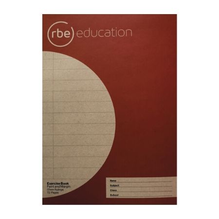 Feint & Margin 17mm 72 Page A4 Exercise Book