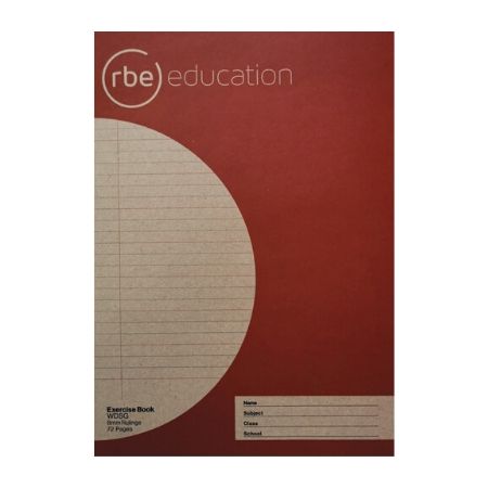 WDSG 8mm 72 Page A4 Exercise Book
