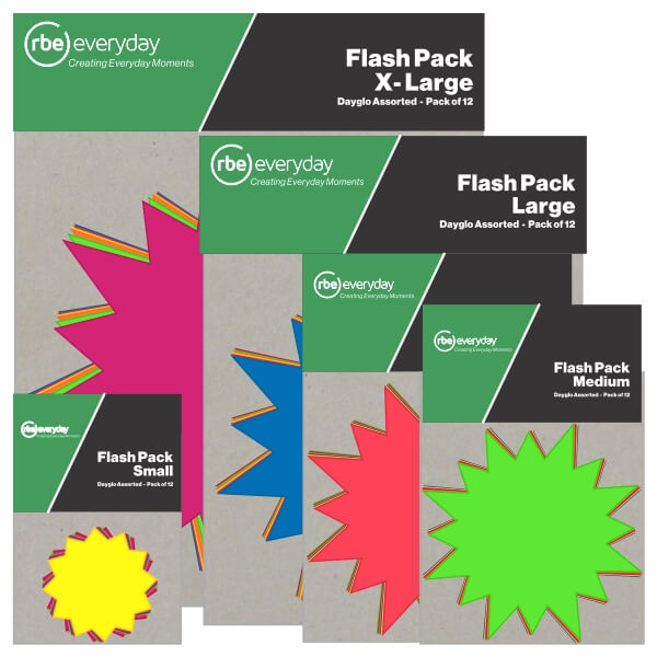 Flash Packs in Various Sizes