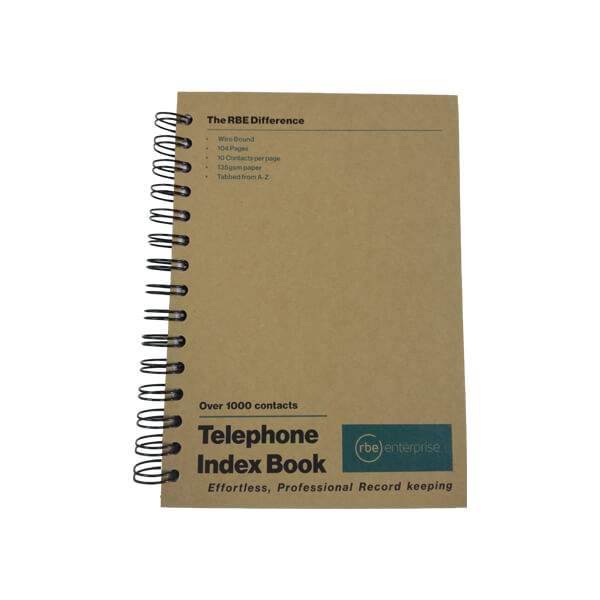 Telephone Index Book - A to Z