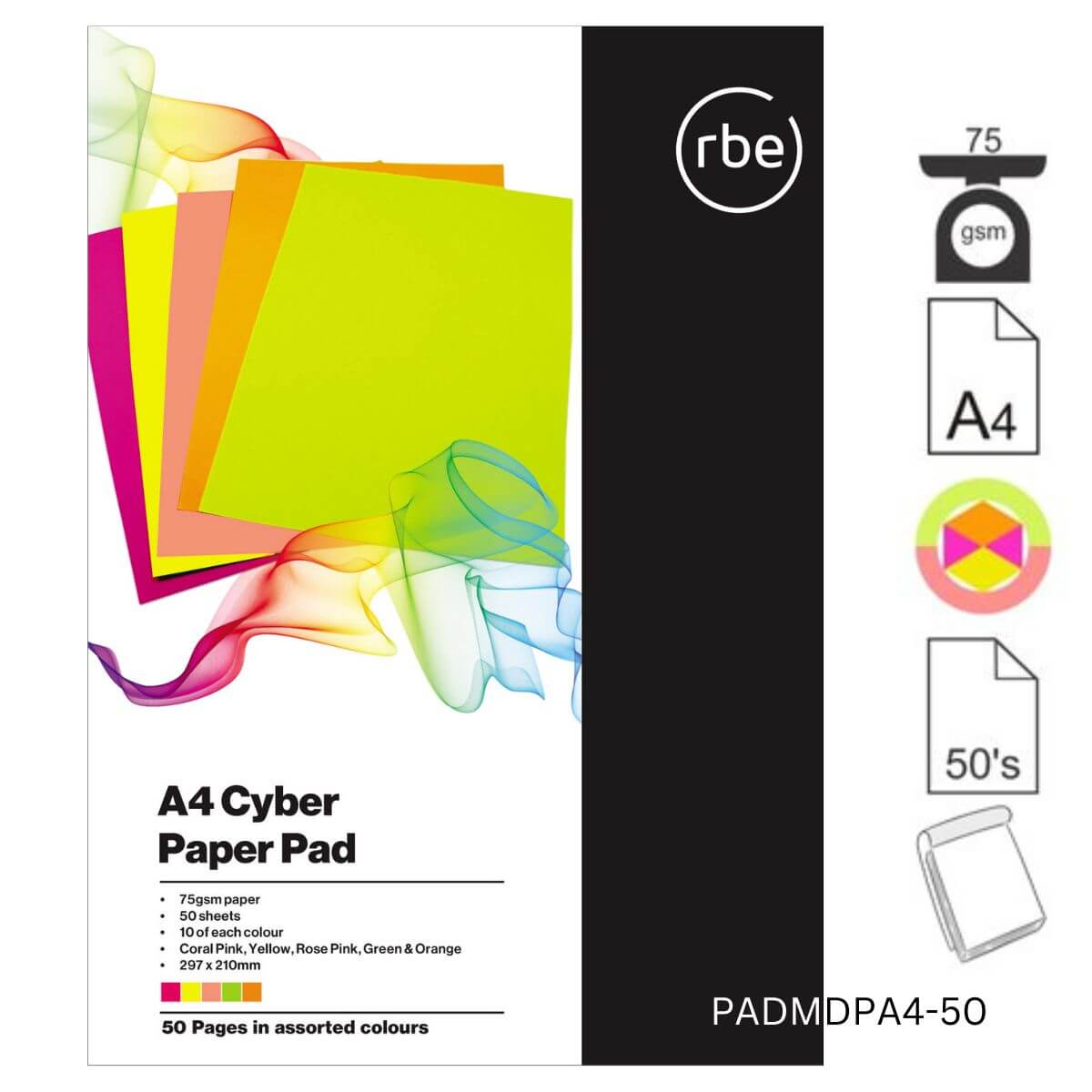 Assorted Cyber Paper Pad