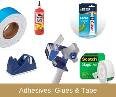 Adhesives, Glues and Tapes