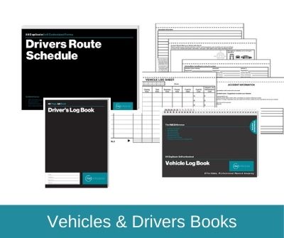 Vehicle & Drivers Books & Pads