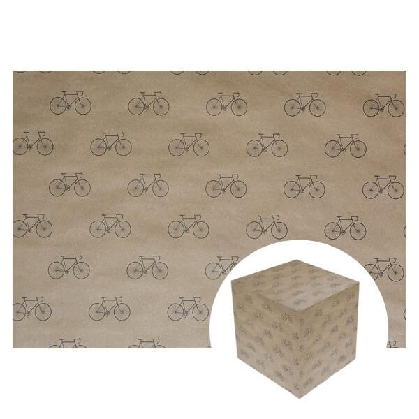 Bicycle Kraft Gift Wrapping Paper