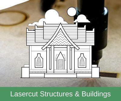 Lasercut Structures & Buildings