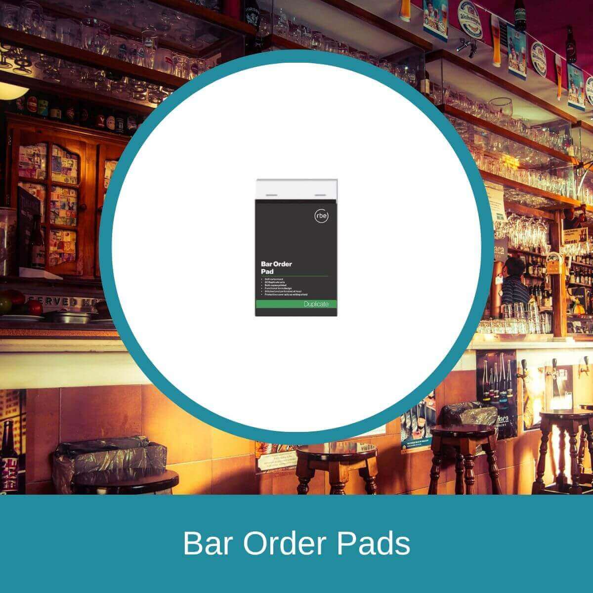 Bar Order Pad Options