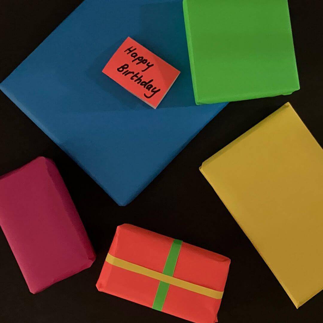 Dayglo Wrapping Paper
