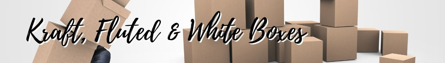 Kraft, Fluted & White Boxes