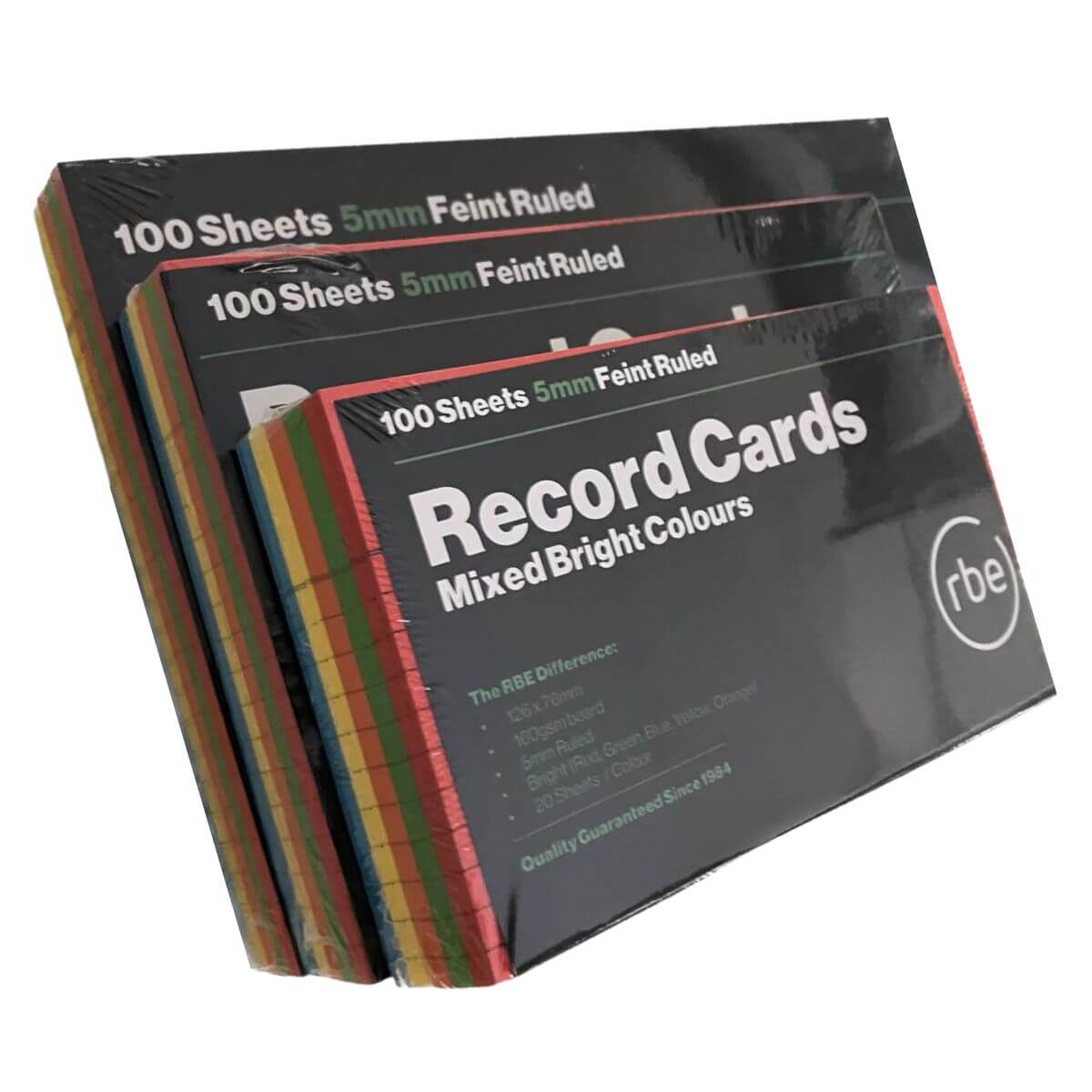 Bright Assorted Record Cards