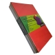 72pg Feint & Margin 8mm Pre Covered Exercise Books - 10 Pack